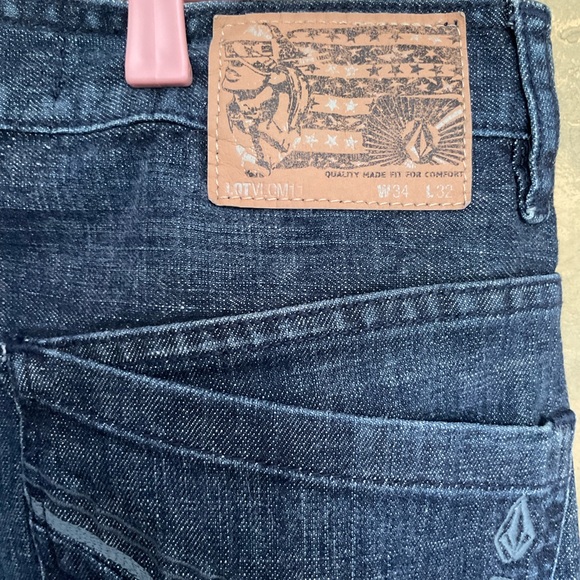Volcom Enowen Classic Straight Stretch Denim Jeans - Picture 6 of 8